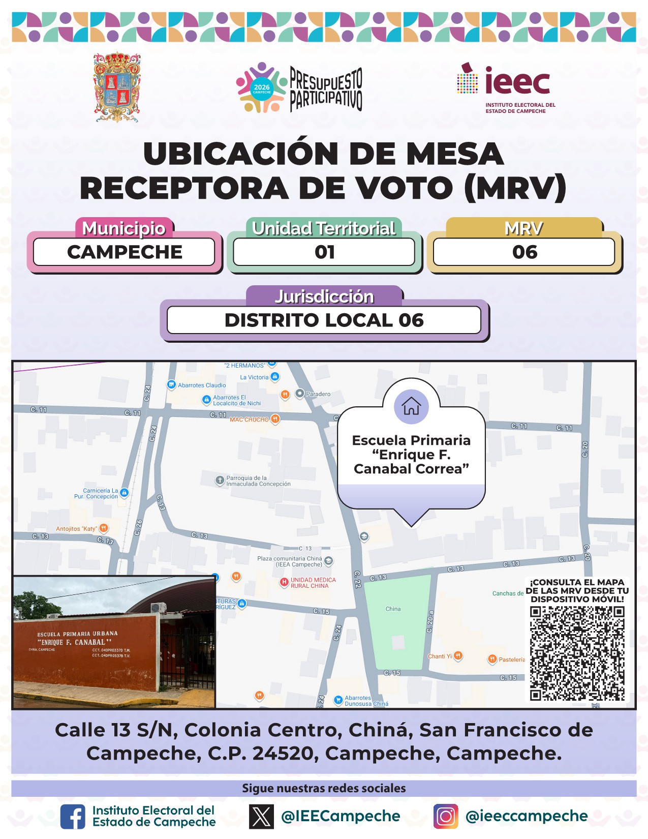 Ubicación de Mesas Campeche 6
